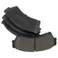 thumbnail image 3 of TRQ Performance Front Performance Brake Pad & Rotor Kit Ceramic Premium G-Coated Slotted X Drilled Fits 2006-2012 Ford Fusion 2007-2012 Lincoln MKZ 2006 Zephyr 2006-2013 Mazda 6, 3 of 5
