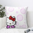 thumbnail image 6 of Hello Kitty Pillow Cover, Square Throw Pillow Cases For Couch Sofa Bed Living Room,Home Decorative, 24"X24", 6 of 9