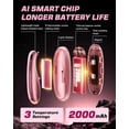thumbnail image 4 of Hand Warmers Rechargeable 2 Pack, 14000mAh Electric Hand Warmers with Charging Case, Quick Charge Portable Heater,Gifts for Christmas, Winter, Outdoor, Camping, Hunting Accessories, Pink, 4 of 13