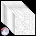 thumbnail image 1 of czcpp-10 Sheets Self-Adhesive Helmet Numbers Sticker, White Vinyl Numbers Decals, Sports Helmet Numbers Stickers for Baseball, Softball, Hockey, Lacrosse, 1.5 Inch, 1 of 4