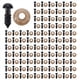 thumbnail image 1 of 500 Piezas de 6 mm de PláStico Negro Arandelas de Seguridad para Juguetes de Peluche Ojos Marioneta MuñEca, 1 of 8
