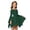V81-Green, variant on WhouRiu Girls Casual Dresses Solid Color Long Sleeve Off The Shoulder Ruffle Dress Kids Comfortable Cute Summer Sundress,10-11 Years