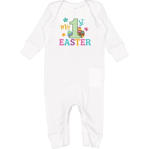 Inktastic My 1st Easter Baby Romper Coveralls