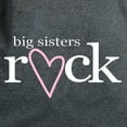 thumbnail image 3 of CafePress - Big Sisters Rock (Heart Versi Women's Dark T Shirt - Women's Traditional Fit Dark T-Shirt, 3 of 4