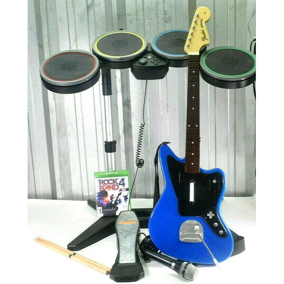 Pre-Owned Rock Band Rivals Band Kit for Xbox One, 048-073-NA