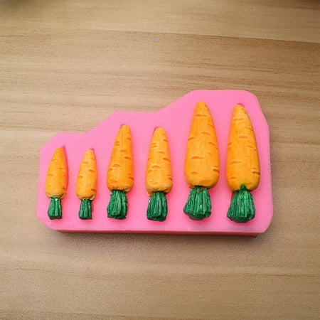 

Meizhencang Cake Mold Carrot Pattern Baking Tools Silicone Heat Resistant Pastries Mould for Bakery