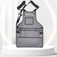 thumbnail image 4 of Delantal impermeable delantal jardinería trabajos limpieza ropa reparación automóviles ropa carpintero peto (gris) (089-1), 4 of 9