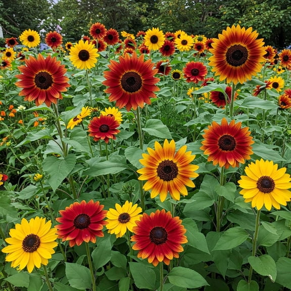 Mr Fothergill's Sunflower Mix Oh Sow Simple Flower Seed Easy to Grow