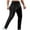 Black, variant on Men's Quick Dry Lightweight Nylon Mix Pants Loose Fit Breathable Stretch Summer Hiking Travel Beach Casual Outdoor Pants