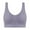 Gray Bra for Women, variant on Women's Wireless Seamless Soft Cup Bra Cleavage Bra Wide Straps Sports Yoga Bra Bralette Lift and Support Push-Up Bra No Underwire T-Shirt Bra Breathable Everyday Bras White XXL