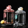 thumbnail image 3 of 2.2L Water Bottle Large Capacity Time Scale with Portable Handle Motivational Shaker Bottle for Gym, 3 of 8