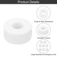 thumbnail image 3 of Uxcell 15 Pcs Rondelles en Céramique, 6.5 x 16 x 8mm Rondelles Plates Résistantes à la Chaleur Protection Isolée pour Ensemble de Câbles, Protection de Fil, 3 of 6