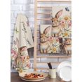thumbnail image 2 of Beige Easter Kitchen Dish Towels for Drying Dishes Set of 3, Spring Watercolor Vintage Tulip Flower Plant Waffle Weave Microfiber Hand Tea Bathroom Towels Quick Dry & Absorbent Towel 15.7x23.6, 2 of 7