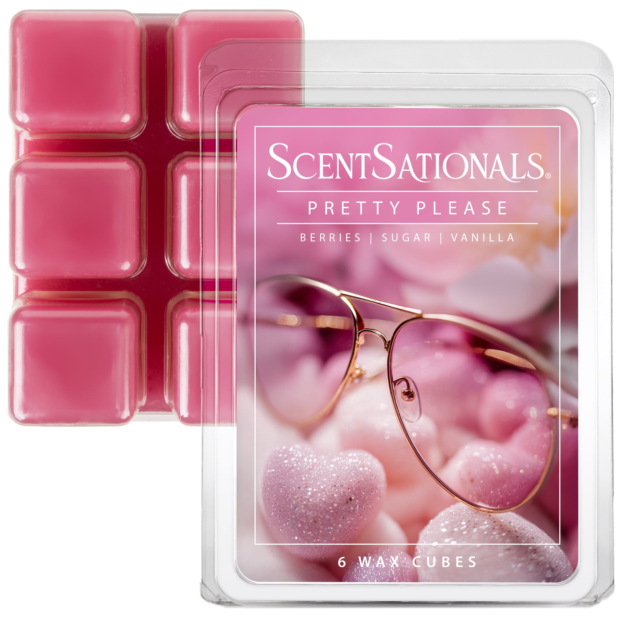 (2 pack) Pretty Please Scented Wax Melts, ScentSationals, 2.5 oz