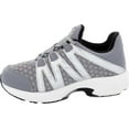 thumbnail image 3 of Women's Drew Fire Sneaker Grey Leather/Mesh 11.5 M, 3 of 5