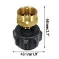 thumbnail image 5 of Teissuly QCC1 Regulator Tank Gas Propane Adapter Fits All 1LB Disposable Cylinder, 5 of 9