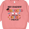 thumbnail image 3 of Inktastic My Daddy Graduated and I'm Super Proud Toddler Sweatshirt, 3 of 4