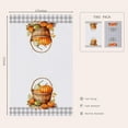 thumbnail image 3 of Microfiber Apple Pumpkin Basket Fall Kitchen Towels Decor Set of 2,Grey Plaid Autumn Dish Towel 18"x26",Farmhouse Indoor Thanksgiving Halloween Seasonal Home Decorations Hand Towels, Gift for Women, 3 of 6