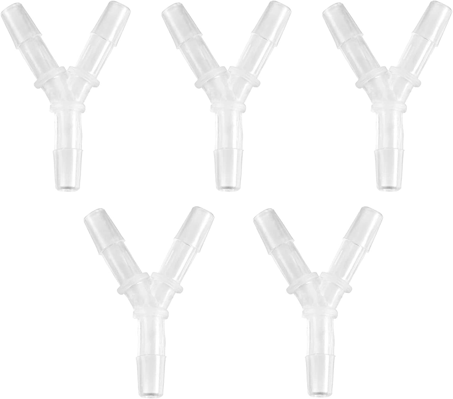 Oxygen Tubing Connectors Y Splitter 5Pack Oxygen Therapy, Cannula