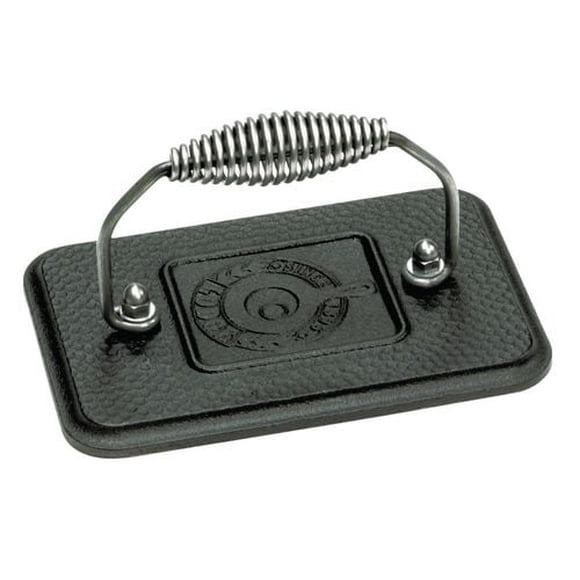 Lodge 6.75 x 4.5 Inch Cast Iron Grill Press