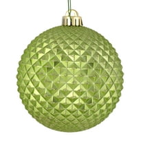 Vickerman 2.75" Celadon Durian Glitter Ball Ornament, 12 per Bag