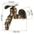 thumbnail image 2 of Grifo de baño interior CHAO tallado en pared decorativo Retro, 2 of 4