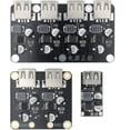 thumbnail image 1 of HUGFEGWE 1pc USB QC3.0 QC2.0 DC-DC Buck Converter Charging Step Down Module 6-32V 9V 12V 24V to Fast Quick Charger Circuit Board 3V 5V (Color : 4 Channel) CJB91-124663, 1 of 7
