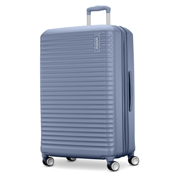 American Tourister Stratum 3.0 Large Hardside Checked Suitcase with Spinner Wheels - Elemental Blue