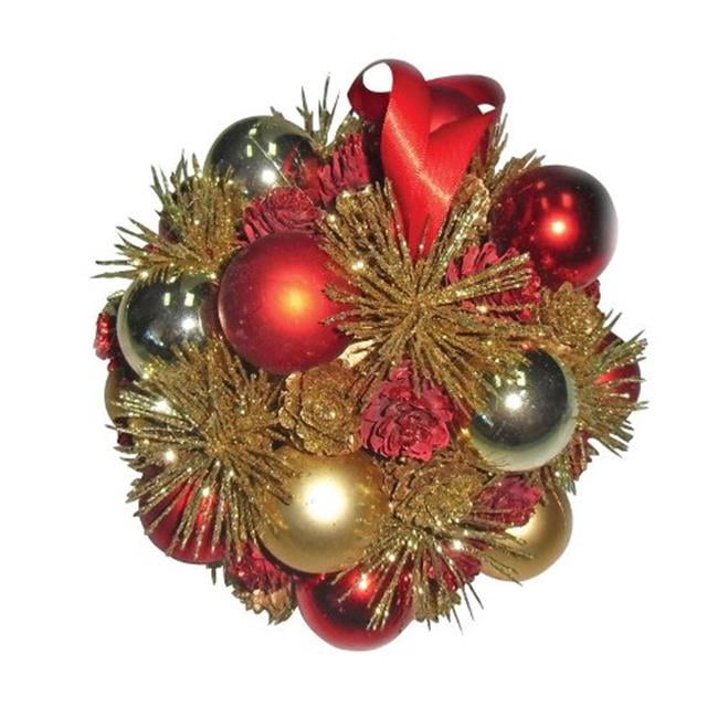 Greenfields KKCH120471ACE 8 in. Kissing Ball pack of 4