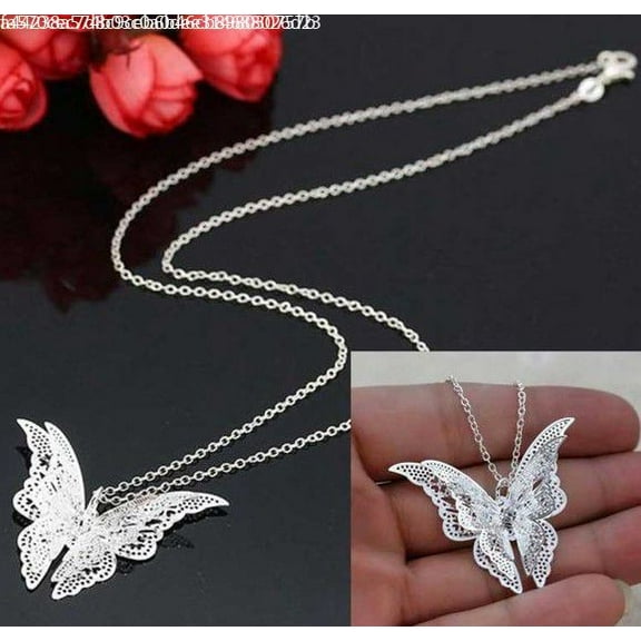 Necklaces for Women Valentine's Day Gifts Women Lovely Butterfly Pendant Chain Necklace Jewelry