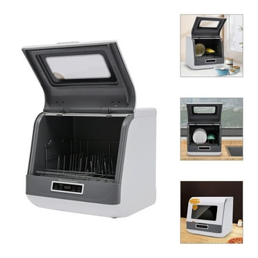 110V Mini Countertop Portable Countertop Dishwasher Compact Dishwasher 3 Program for small households, apartments