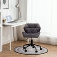 thumbnail image 5 of Eldon Diamond Tufted Adjustable Swivel Office Chair in Gray, 5 of 11