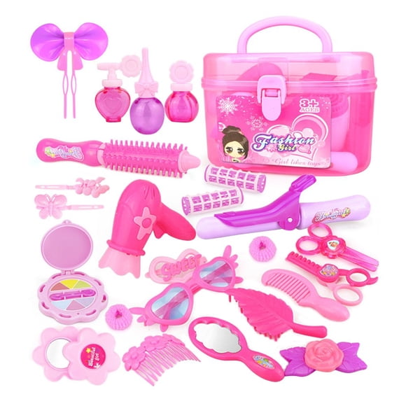 1 Set of 25pcs Mini Girl Accessories Toy Fashion Girl Jewelry Toy Simulated Girl Accessories Toy Little Girl Dressing Toy