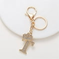 thumbnail image 4 of A-Z Letter Key Chains,Initial Letter Keychains,Rhinestone Decoration Alphabet Car Keyrings,Keychain Accessories For Purse,Bag,Backpack B, 4 of 8