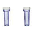 thumbnail image 1 of 2X 10Inch Prefilter Water Filter Bottle Explosion-Proof Water Filter Parts Connector G1/2Inch Interface Filter Shell, 1 of 8