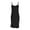 Black, variant on Basic Bodycon Dresses for Women Adjustable Spaghetti Strap Solid Color Under Dress Camisole Nightgown