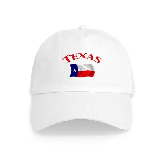 CafePress - Texas State Flag Cap - Adjustable 100% Brushed Unisex Casual Cotton Baseball Cap, Beige, 1