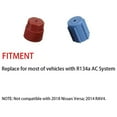 thumbnail image 3 of 10Pcs R134a Air Conditioning Service Caps High and Low Side Charging Port Protections Seals 13mm & 16mm Car Maintenance, 3 of 8