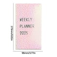 thumbnail image 3 of PEONAVET A Notebook A6 Mini Notebook Organizer Planner Daily Planner Notebook Travel Diary, 3 of 3