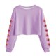 thumbnail image 1 of Camisetas de Manga Larga de las Mujeres Moda Impresa Suelta Casual Cuello Redondo Suéter Deportivo Top Se Ajusta Fiel Al Tamaño, 1 of 5
