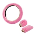 thumbnail image 1 of Soft Plush Steering Wheel Cover, Warm Fluffy Car Interior Accessory, Universal Fit for Winter Driving, Enhances Grip & Comfort, Protects Hands from Extreme Temperatures, 1 of 8