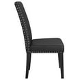 thumbnail image 4 of Pemberly Row 19.5" Faux Leather Dining Side Chair in Black (Set of 2), 4 of 5