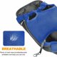 thumbnail image 4 of Mochila para mascotas, mochila ajustable para mascotas, bolsa de viaje para perros, transportador para mascotas con diseño ventilado (M, amarillo claro), 4 of 5
