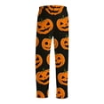 thumbnail image 4 of Satingcolo Mens Pajama Pants Halloween Soft Lightweight Men's Pajama Bottoms Sleep Lounge Pants For Men With Drawstring, 4 of 7
