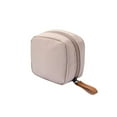 thumbnail image 1 of Mini neceser para mujer, estuche de artículos de tocador a la moda, estuche para monedas para exteriores, neceser de Color sólido para niñas, Almacenamiento y organización del hogar Rosa claro Advancent  HA078410-02, 1 of 6