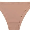 thumbnail image 5 of Odeerbi 2025 Ice Silk Briefs Seamless Underwear Women's Seamless T Pants European And American Leopard Print Thongs Low Waist Breathable Panties Beige, 5 of 5