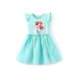 thumbnail image 1 of Vestido Disney Ariel para Niña Pequeña con Mangas con Volantes y Tutú, 1 of 8