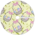 thumbnail image 1 of FMSHPON Flower Basket Egg Xmas Christmas Tree Skirt Stand Mat for Holiday Party Decoration Indoor Outdoor 48 inches, 1 of 6