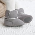 thumbnail image 3 of Lovebay Baby Girls Boys Toddler Booties Infant Fur Thicken Shoes Anti-slip Sole Newborn First Walkers Shoes, 3 of 7