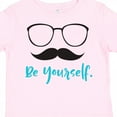 thumbnail image 4 of Inktastic Be Yourself, Glasses, Mustache, Moustache Boys or Girls Toddler T-Shirt, 4 of 5